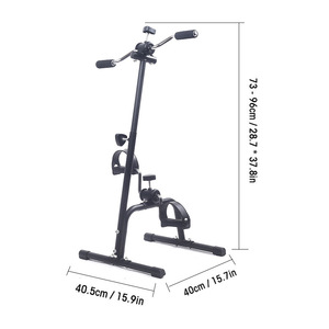 Rehab <b>Pedal</b> <b>Exerciser</b> Upper And Lower Limbs Training Machine For Elderly Stroke Recovery Home Use Metal 75kg Load Capacity - Product Image 4