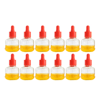 Hopeck 50ML Botella de vidrio moldeada de grasa corta Revestimiento de aluminio/PP Collar 20/415 Tapa cuentagotas para aceite esencial Suero para el cuidado de la piel de las uñas