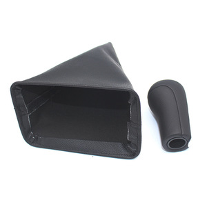 Toyota Corolla Gear <b>Shift</b> <b>Knob</b> Cover Black Pu Leather Dustproof Replacement Individual Fitment - Product Image 3