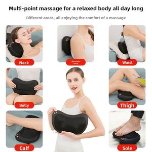 Smart Massage Pillow for Neck Back Waist & Hip-Car & Home Use Full-Body Massage - Product Image 2