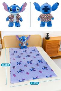 Penjualan Langsung Pabrik Selimut AC Kartun Serbaguna dengan Bantal dan Selimut, Bantal Tidur Multifungsi 2-in-1 - Product Image 6