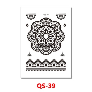 Nuovissimi Design per Uomo e Donna, Tatuaggi Temporanei Non Tossici Realistici con Stampa a Inchiostro Mandala Indiana, Adesivi per Dita e Mano Intera - Product Image 6