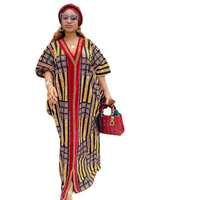 Robe africaine d'été décontractée ample ornée de diamants, imprimée sur mesure pour femme musulmane