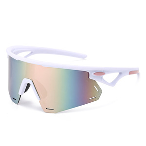 Polarized Cycling <b>Sunglasses</b> Black Frame Pc Lens Uv400 Protection For Outdoor Sports Cycling Driving - Product Image 5
