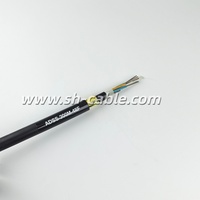 Cable de Fibra Óptica Autoportante ADSS de 24/48 Núcleos, Alcance de 80-100 m, G652D, Monomodo, para Comunicaciones