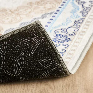 Alfombra de Oración Musulmana Cuadrada, Antibacteriana y Antideslizante, Hecha a Máquina, de Poliéster de Pelo Alto con Base de Goma Antideslizante, 75x115cm - Product Image 3