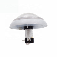 Bouton poussoir lumineux rond à dôme de 120 mm, 7 couleurs clignotantes, pour machine de jeu d'arcade, machine à grue, jouet