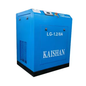 Zhejiang quzhou kaishan lg rotary screw air compressor 10hp with filter