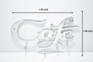 Wall Mounted Metal Cafe Hook <b>Rack</b> for Mugs & Towels Kitchen Storage & Home Decor Organizer Available at Wholesale Price - Product Image 4