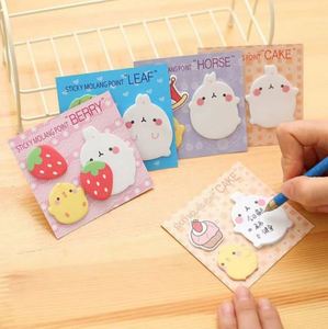 Creative Cute Multi-Color Animal Fruit Theme Self-Adhesive <b>Memo</b> <b>Pad</b> Kawaii Stationery Office Supplies for Recording <b>Memos</b> - Product Image 5