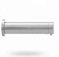 Robinet de lavabo automatique sans contact à détecteur infrarouge, chromé, encastré, eau froide et chaude, avec capteur pour lavage des mains et distribution de savon