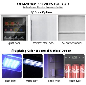 Refrigerador para Cerveza y Bebidas, de Acero Inoxidable 304, Pequeño, para Cocina Exterior, de Instalación Bajo Encimera, Venta al Por Mayor - Product Image 5