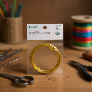 Filo di Alluminio Iln 1.5mm 3M, Filo Dorato per Artigianato - Product Image 2