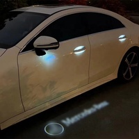 Kit de mise à niveau de voiture de haute qualité rétroviseur latéral de voiture Led Logo projecteur lumière pour Mercedes Ben-z classe A/B/C/E/S GLA/GLB/GLC/GLS/EQC