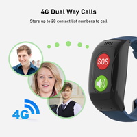 Braccialetto SOS chiamante Senior Tracker GPS L17 Pro Chat pulsante 4G assistenza sanitaria chiamata Smart Watch orologio anziano