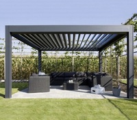 METGOOD Maison préfabriquée en verre et aluminium à toit plat pour villa Appartement résidentiel Véranda de jardin d'hiver Application