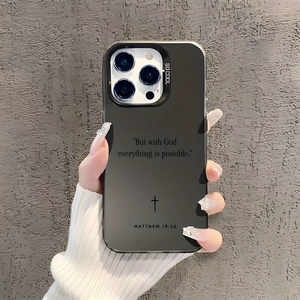 Nuova <span class=keywords><strong>Cover</strong></span> per <span class=keywords><strong>iPhone</strong></span> 17 16 15 14 Pro Max Nera con Design Semplice e Creativo, Lente a Croce e Protezione Ampia per Fotocamera - Product Image 1