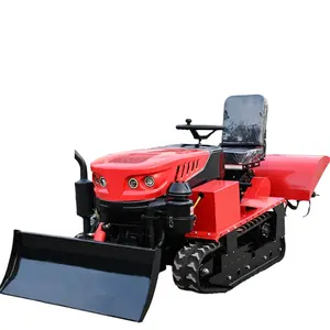 The best-selling multi-functional mini track cultivator in the factory, with 25 horsepower and 35 horsepower greenhouse orchard