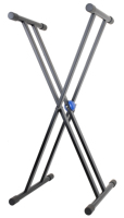 Excuracy Pro Audio Stands KS006DTM Soporte de teclado doble de música ajustable
