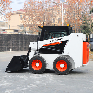 New CE EPA Compliant Mini <strong>Skid</strong> <strong>Steer</strong> Loader Kubota Diesel Engine Hydraulic Pump Front Loader Wheel Earth-Moving Machinery - Product Image 5