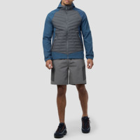 Nouvel arrivage de veste de sport en polyester imperméable coupe-vent pour hommes Trench-coat de style duvet, élégant et chaud, léger et tendance pour l'extérieur