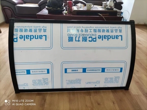 Auvent de porte en <span class=keywords><strong>Polycarbonate</strong></span> bricolage auvent de fenêtre transparent protection UV <span class=keywords><strong>plaque</strong></span> solide - Product Image 3