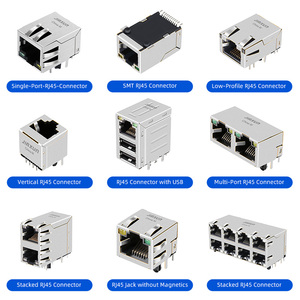 JK0654219NL JK0654219 JK0-0187NL JK0-0036NL Ethernet <span class=keywords><strong>MagJack</strong></span> RJ45 Buchsenanschluss 100/1000 Base-T 12p8c Mit Grün/Grüner LED - Product Image 6