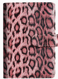 Carpeta de Cuero con Textura de Leopardo Premium <span class=keywords><strong>A6</strong></span>, Carpeta Planificadora Económica con Cierre Seguro para la Gestión Diaria de Gastos - Product Image 2