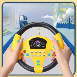Juguetes Educativos para la Primera Infancia, Simulación Musical de Conducción <span class=keywords><strong>con</strong></span> Ventosa, Volante Eléctrico para Niños - Product Image 2
