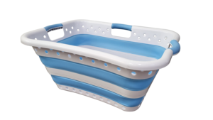 <strong>Foldable</strong> PP 42L Laundry <strong>Basket</strong> Large Capacity Contour Hip Hugger Collapsible Storage Container Collapsible Storage <strong>Basket</strong> - Product Image 4