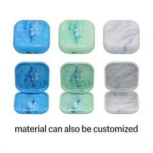 Estuche Portátil Ventilado de ABS de Grado Alimenticio para Retenedores <span class=keywords><strong>Dentales</strong></span>, <span class=keywords><strong>Alineadores</strong></span> y Dentaduras Postizas con Espejo y Logotipo para <span class=keywords><strong>Invisalign</strong></span> - Product Image 3