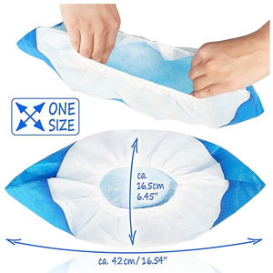 ללא ארוגים כיסוי נעליים פלסטיק כחול חדר ניקוי נעליים רפואי חד פעמיות - Product Image 3