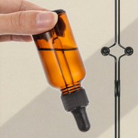 Botol penetes kaca minyak esensial Amber diterima ukuran dan warna kustom harga pabrik