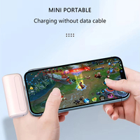 Batterie externe portable mini capsule 5000 mAh avec écran lumineux, certifiée KC, plusieurs couleurs