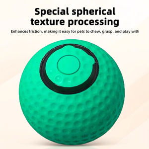 Akıllı Evcil Hayvan Spor Golf Egzersiz Oyuncak Topu Elektronik İnteraktif Elastik Silikon Gerçekçi Kuş Sesi Plastik Oyuncak - Product Image 3