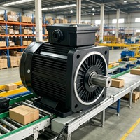 Moteur synchrone à aimants permanents triphasé Enneng AC pour moto électrique 3000W, contrôle vectoriel à fréquence variable