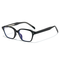 Montures de lunettes de haute qualité en TR90, anti-lumière bleue, personnalisables avec logo, vente en gros, montures de lunettes noires