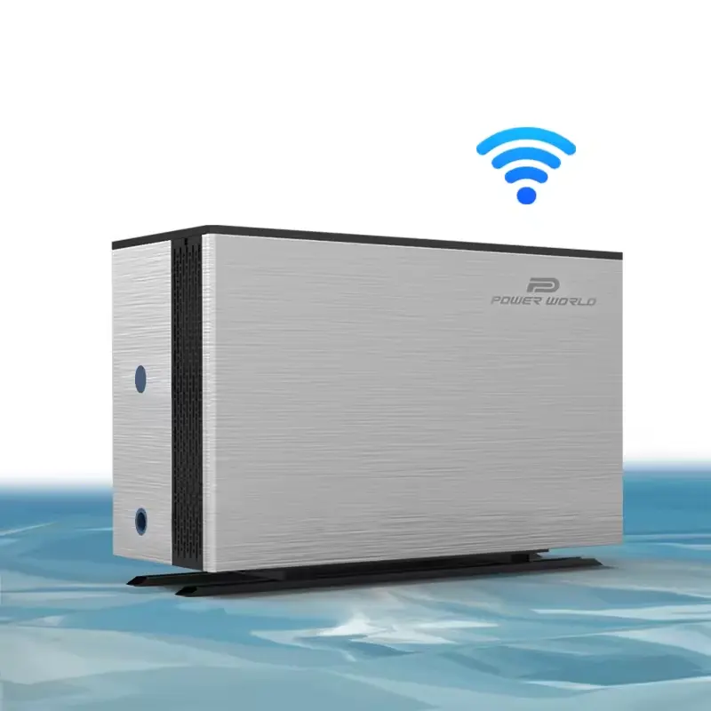 Güç dünya pompa ciepla R32 tam inverter hava kaynağı havuz elektrikli ısıtıcı ısı değiştirici güneş havuz suyu ısıtıcı havuz için