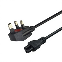 Cordon d'alimentation BS1363 UK Plug vers Figure-8 C7 pour appareils électroménagers et électroniques