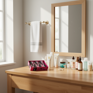 MNJ Hair Brush Set 12Pcs Pink Oval Bristle For Styling And Detangling - Product Image 2