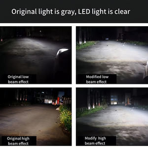 Cho Jeep la bàn 2012-2016 Grand Cherokee Led Đèn Pha DRL HID Bi <span class=keywords><strong>Xenon</strong></span> chùm phụ kiện NEW 36 Wát xe ánh sáng đầu đèn - Product Image 6