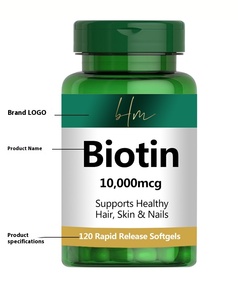 Nguồn Nhà Máy Cấp Thực Phẩm Biotin Softgel Vitamin B7 Bổ Sung OEM Xuất Khẩu - Product Image 3