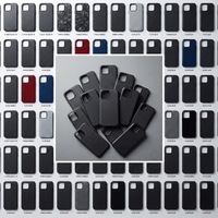 Étui de téléphone magnétique en fibre de carbone véritable pour iPhone 17 Pro Max, coque fine antichoc compatible avec la charge sans fil pour iPhone 16