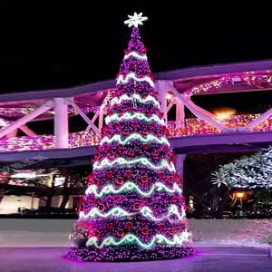 <span class=keywords><strong>Arbre</strong></span> de Noël géant extérieur personnalisable avec cadre métallique lumineux LED - Product Image 5