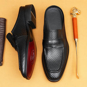 Sandalias de Verano para Hombre, Clásicas, Modernas, Transpirables, de Punta Cerrada, Antideslizantes, Antiolor, Informales, de Media Longitud, con Diseño Flip-Top de PU - Product Image 1