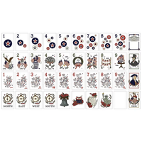 Ensemble de Mahjong Américain de Luxe Moderne en Acrylique de 160 Tuiles, Design Personnalisé Drapeau Américain Patriotique et Histoire, Feux d'Artifice, Cadeau pour 4 Joueurs