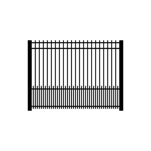 Valla de Seguridad de Acero con Púas Decorativas Tratadas Térmicamente, Color Blanco, 6 pies, Rejas de Techo Estilo Español de Lujo para Exteriores, Servicio de Modelado 3D Incluido - Product Image 5