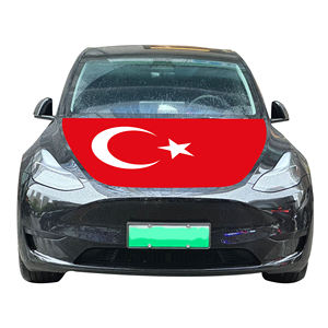Drapeau de couverture de capot de voiture de Turquie drapeau de couverture de moteur de voiture en gros couverture de capot de moteur de voiture résistante à l'usure et Durable personnalisée - Product Image 3