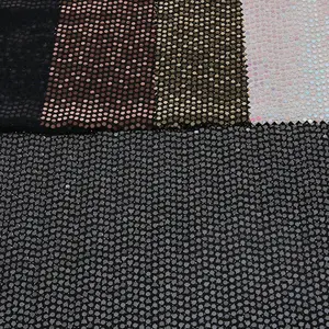 New fashion knitted elastic spandex metallic lurex glitter foil sequin fabric stretch for dress clothes dancewear