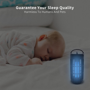 Lampe anti-moustiques électrique d'intérieur, piège à insectes avec lumière UV 9W, tueur d'insectes et dispositif anti-moustiques - Product Image 3